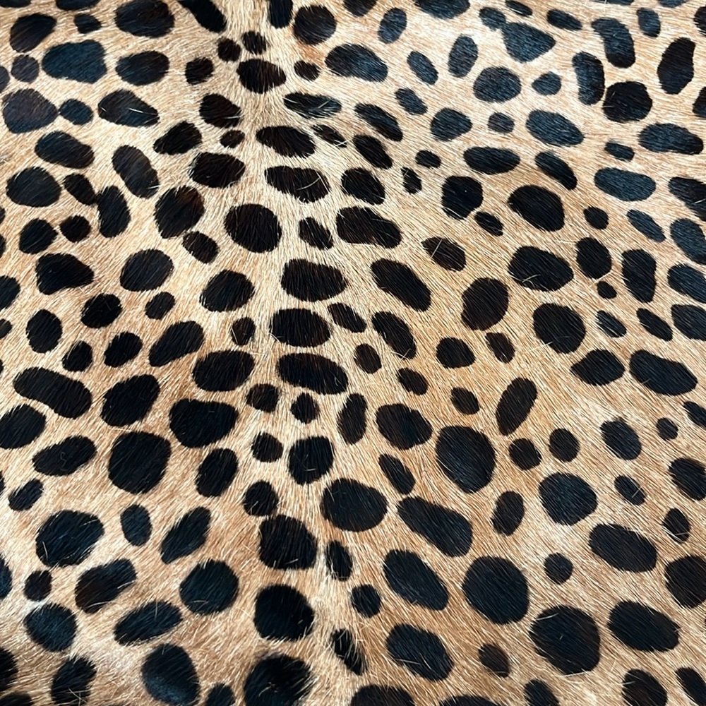 Clare Vivier fold over  leopard clutch - Picture 3 of 4